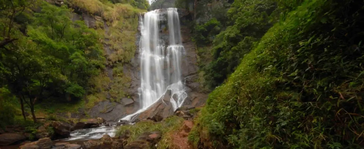 Hebbe Falls Chikmagalur waterfall destination